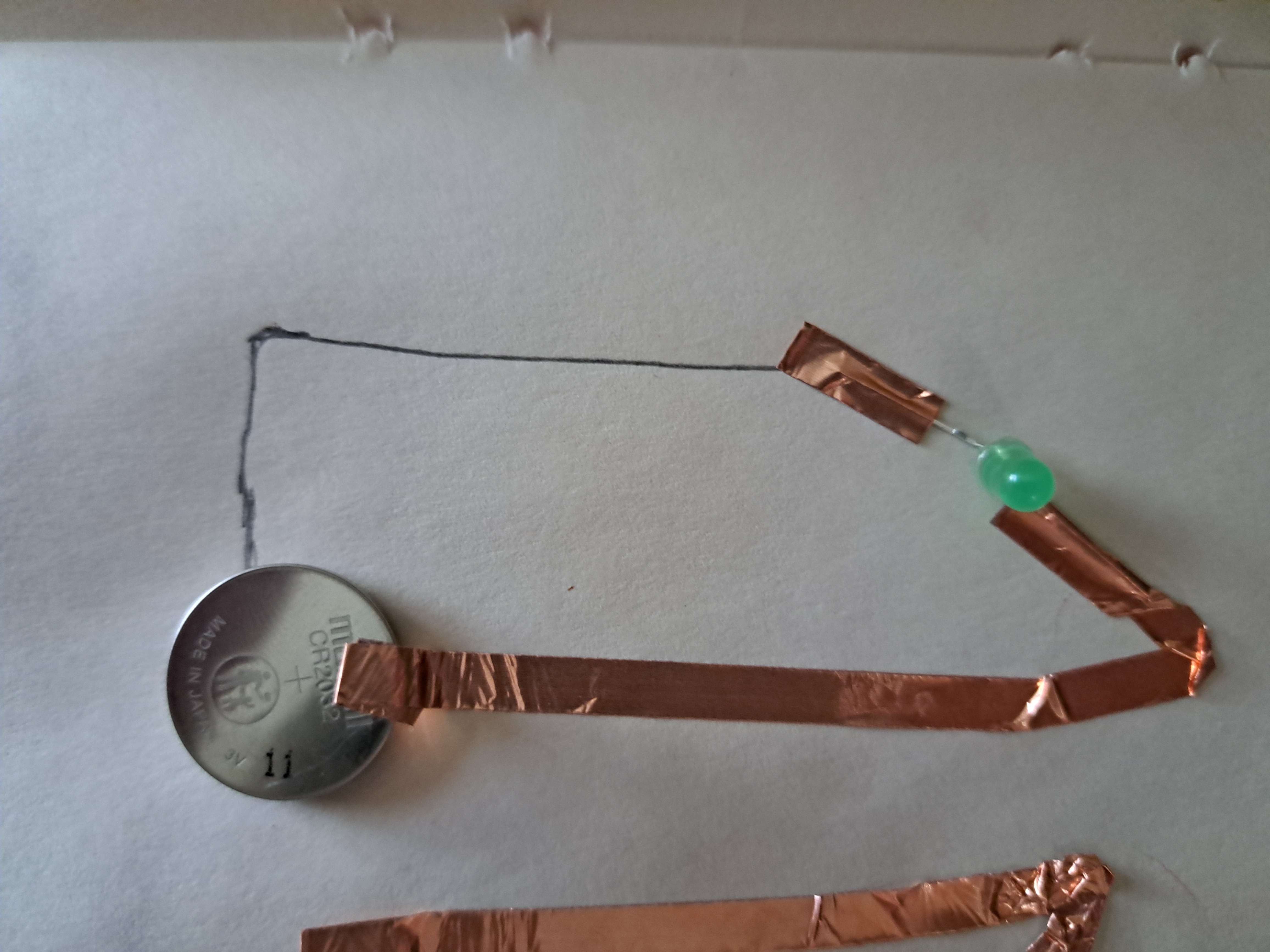 next I tried graphite<br>did not work