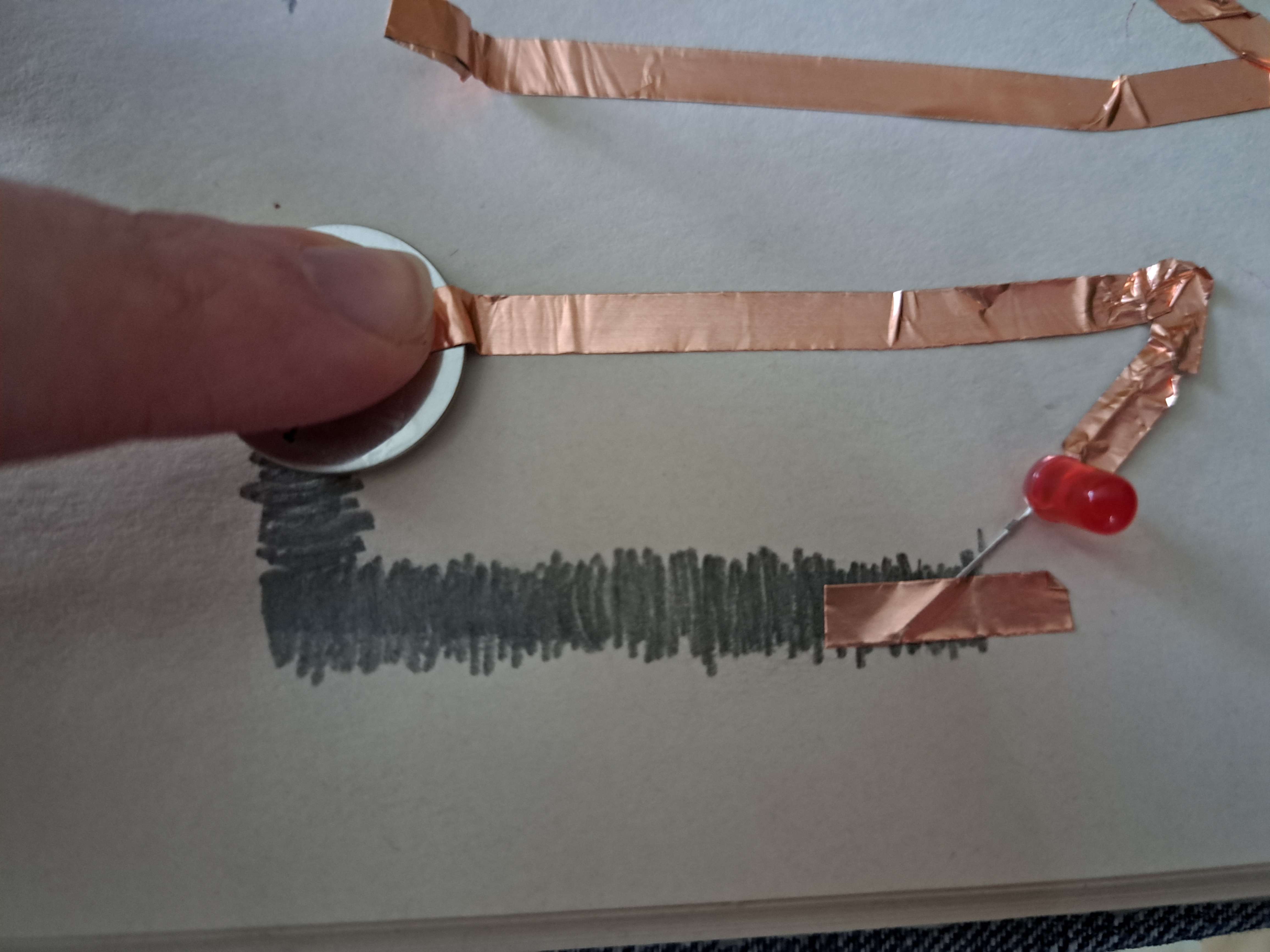 I then tried more graphite<br>still nothing