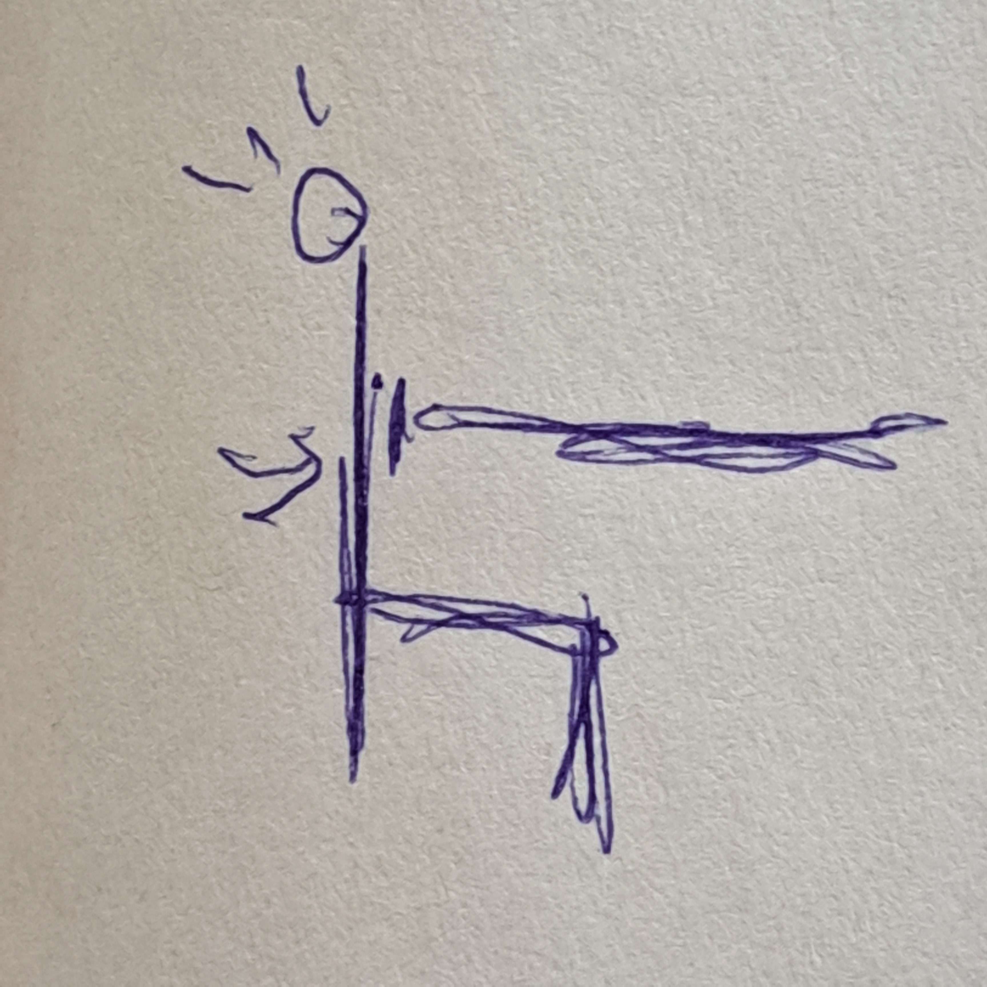 puching chair in completes circuit