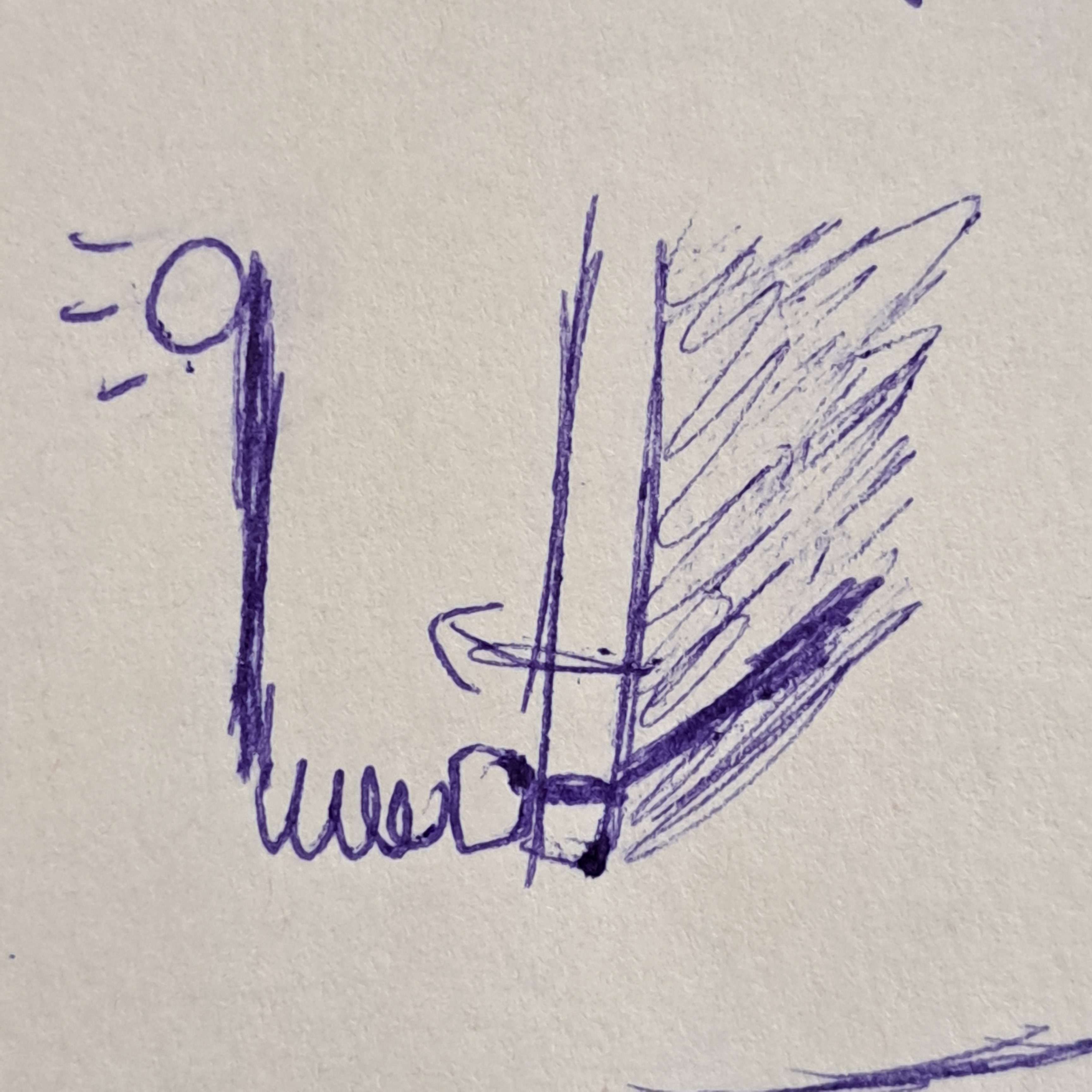 using the springy door stop to complete the circuit