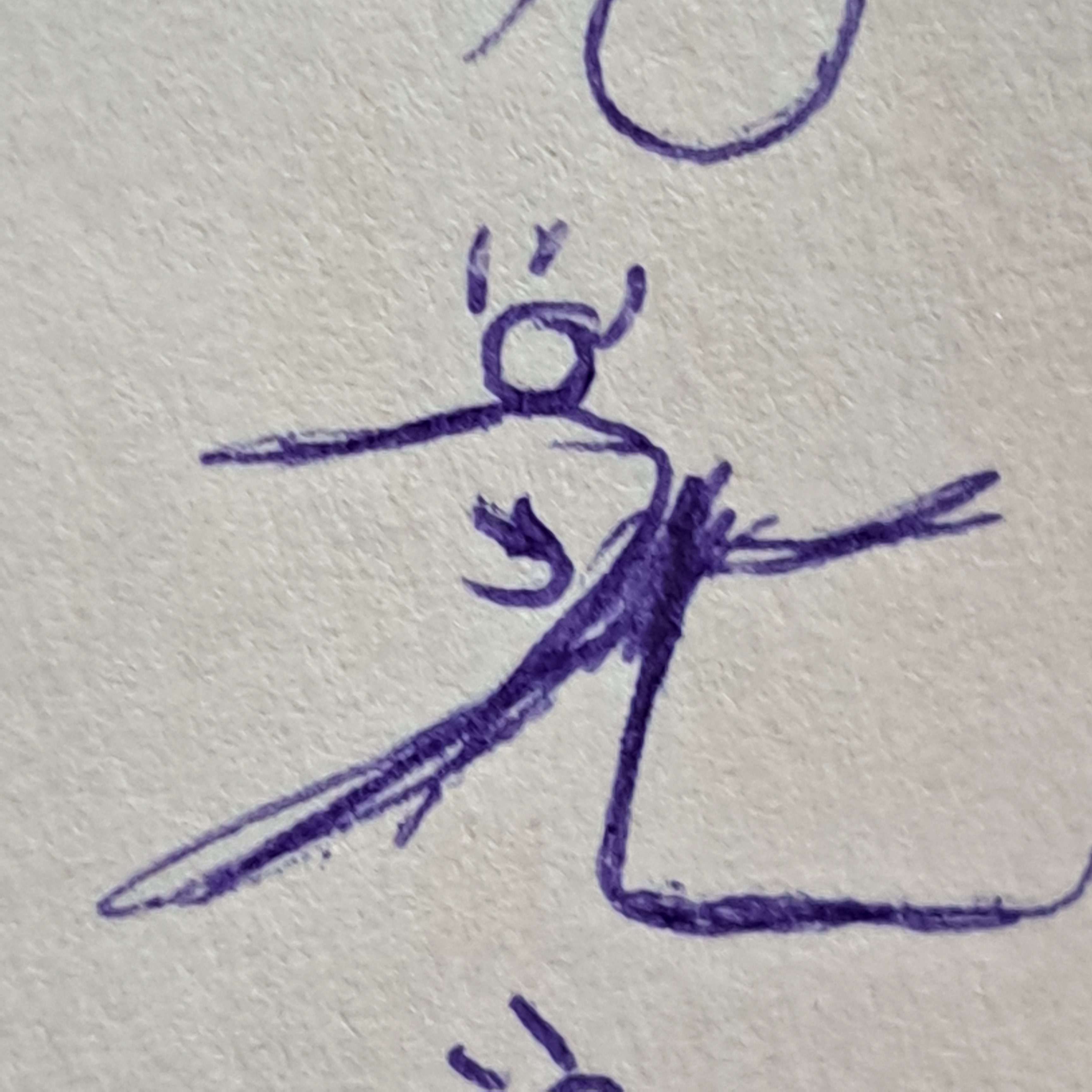 hitting toe to back of other shoe to complete circuit