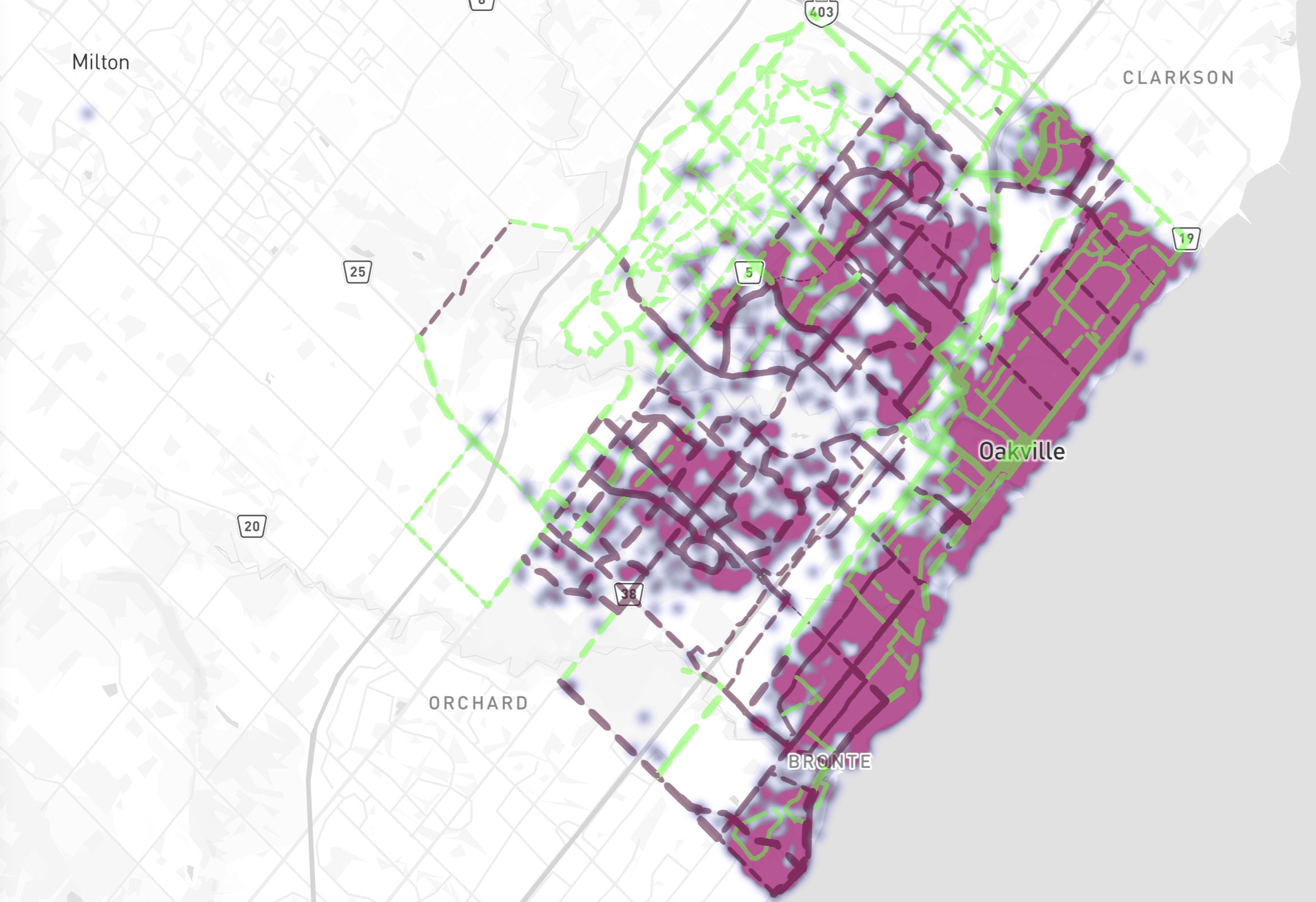 changing colour & thickness