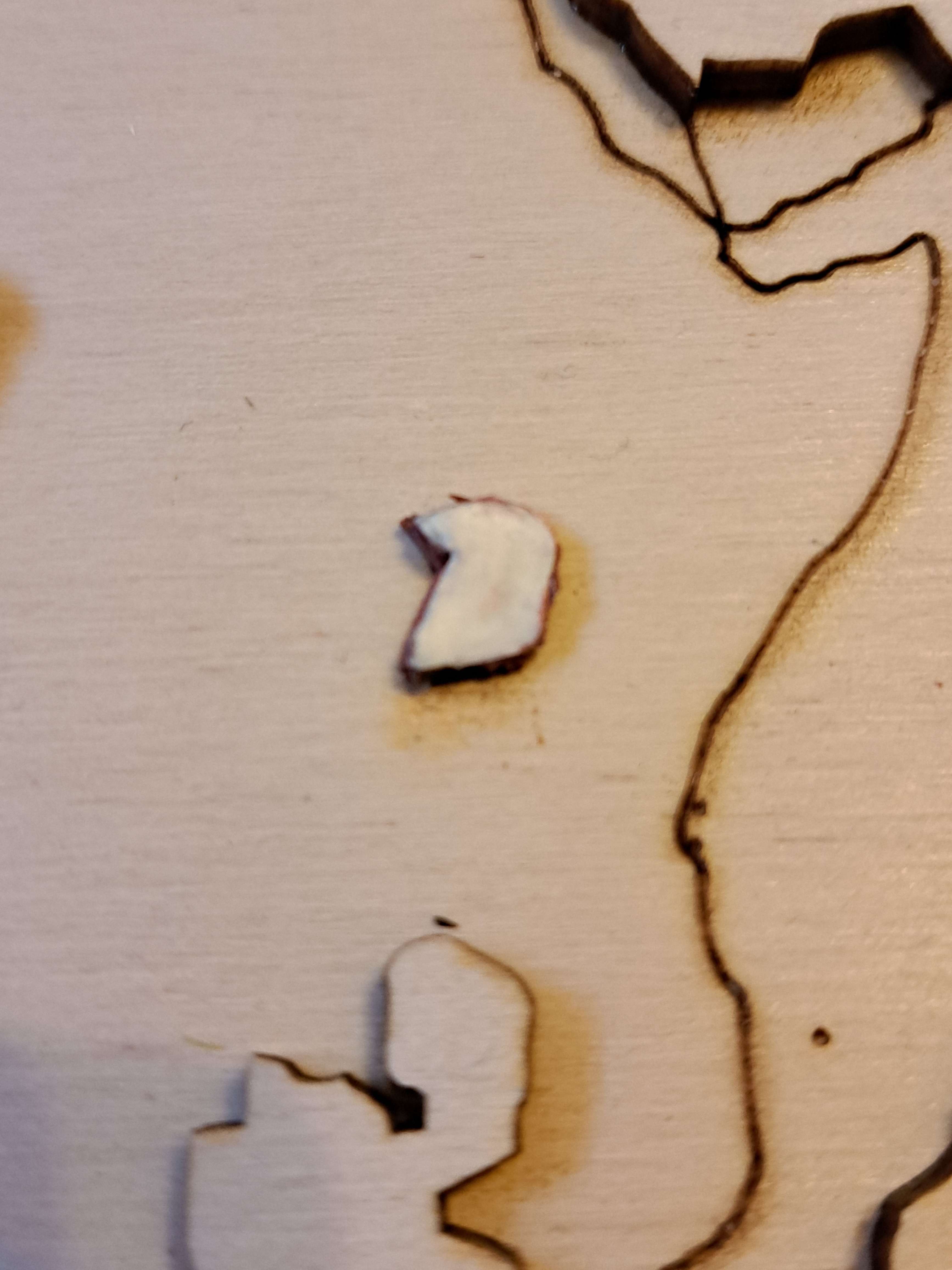 other handmade piece fully painted