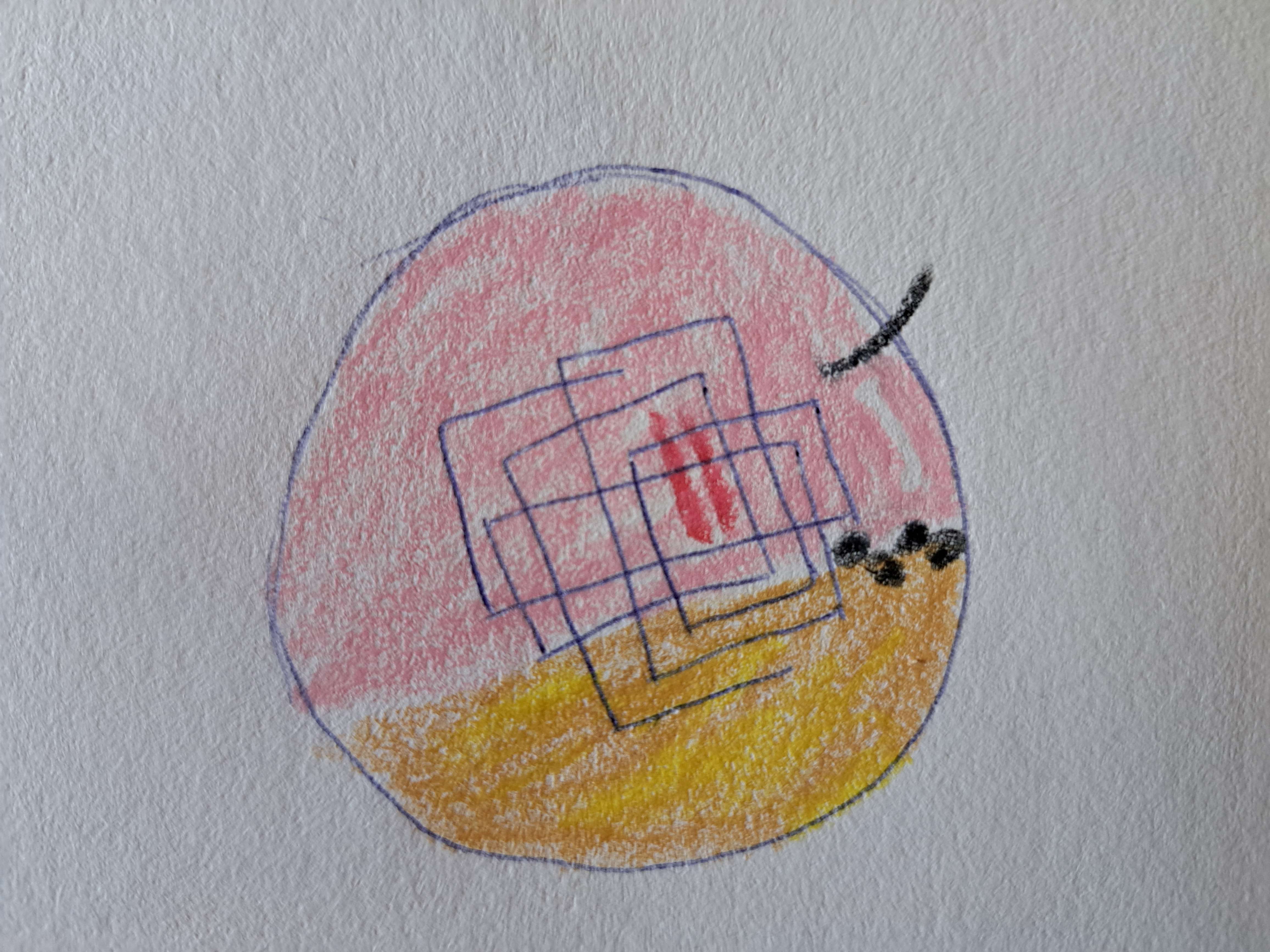 representing myself based on the data portrait in the video lesson