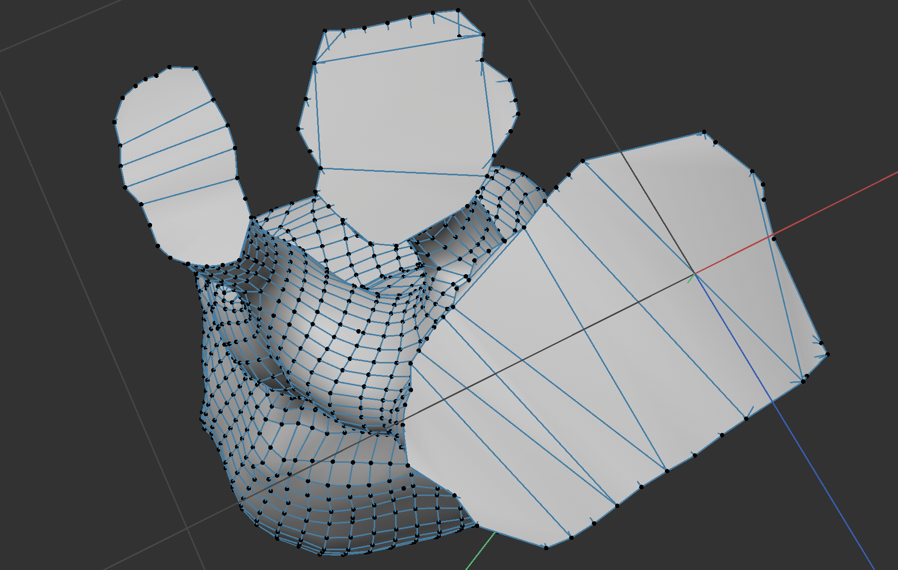 closed off the bottom